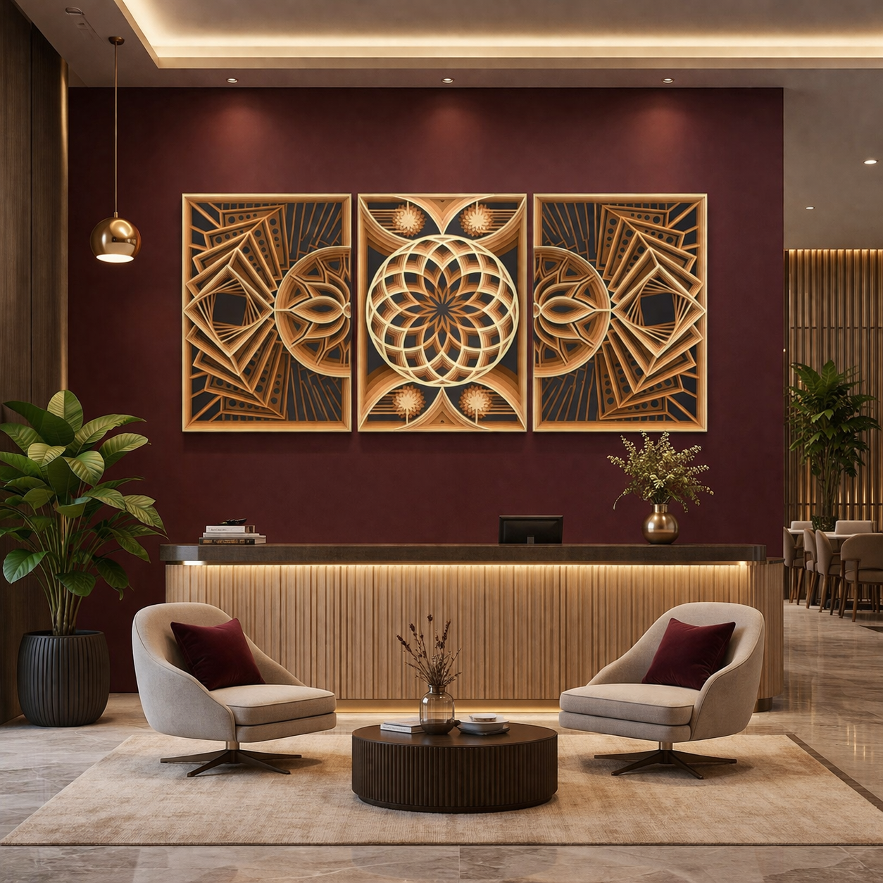 Office & Reception Mandala Art