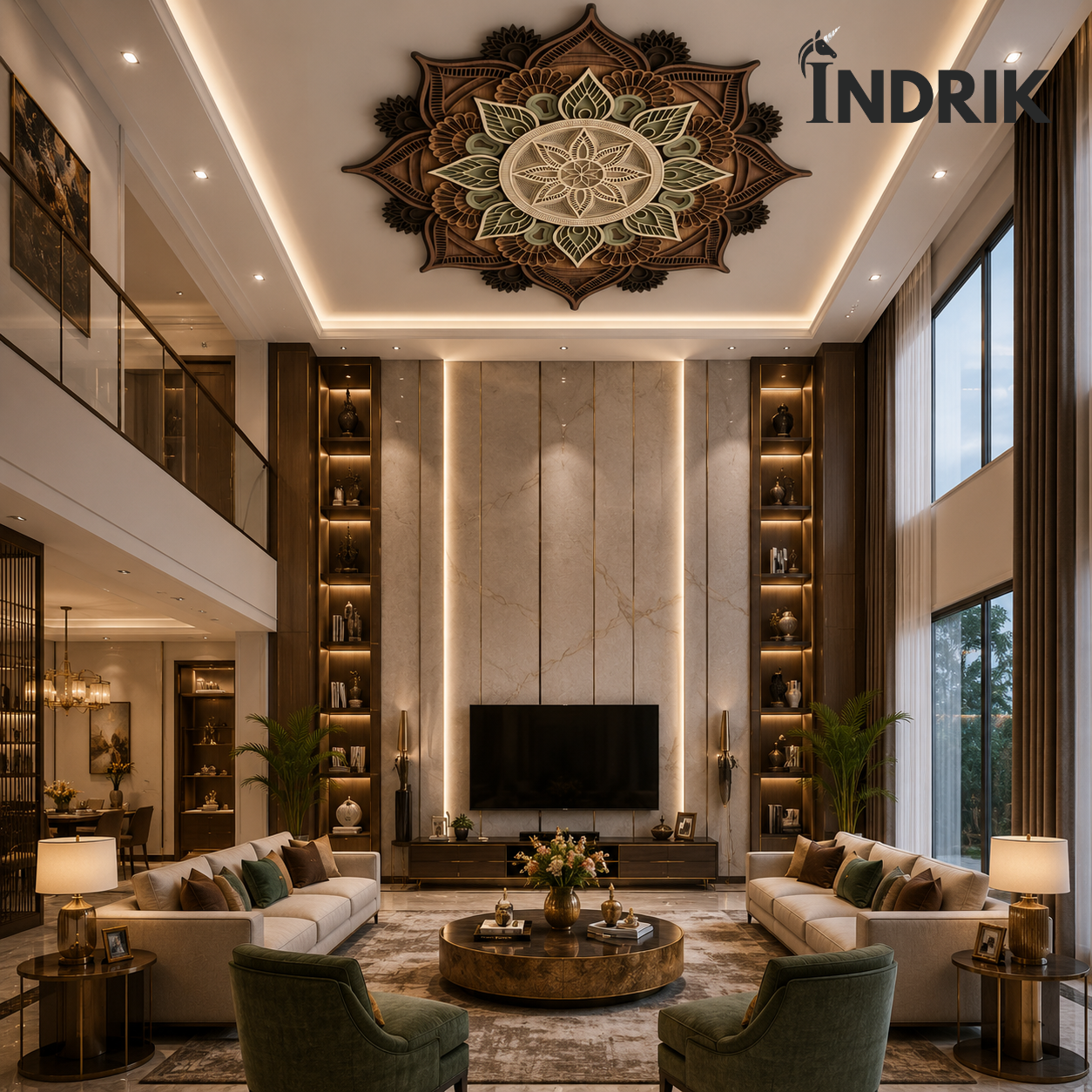 Ceiling Mandala Panels